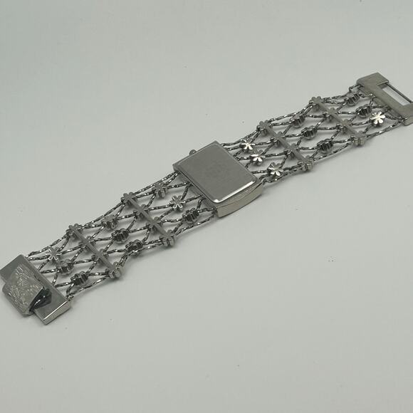 Anne Klein Women’s Fashion Watch Silver Tone, 31mm Working New Battery - Picture 5 of 8